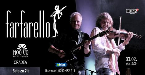 Concert Farfarello, pe 3 februarie, la Noo’vo Resto Lounge: Mani Neumann și Ulli Brand propun „o călătorie simplă, sinceră, fără artificii”