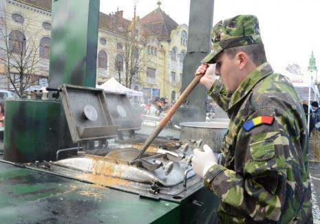 Ziua Națională la Oradea: De 1 Decembrie, Primăria va împărţi gratuit 2.700 de porţii de fasole cu ciolan, cu limită de 3 porții pe persoană