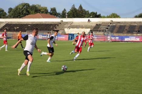 Jucătorii de la FC Bihor au făcut „instrucţie” cu cei de la CS Socodor, în cel de-al doilea amical al verii (FOTO)