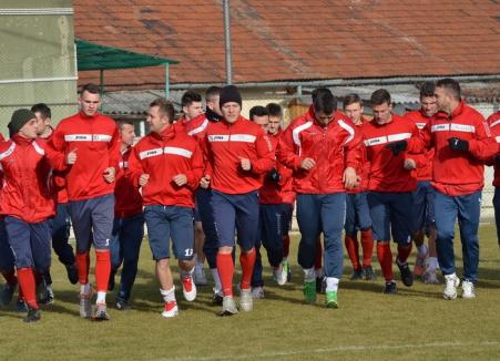 Jucătorii de la FC Bihor au intrat în cantonament la Băile 1 Mai