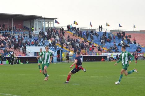 FC Bihor a suferit un eşec drastic în duelul de acasă cu Concordia Chiajna. Suporterii cer demisia antrenorului (FOTO)