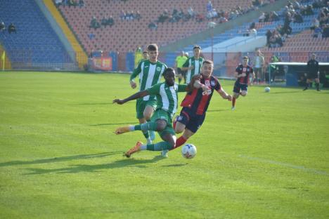 FC Bihor a suferit un eşec drastic în duelul de acasă cu Concordia Chiajna. Suporterii cer demisia antrenorului (FOTO)