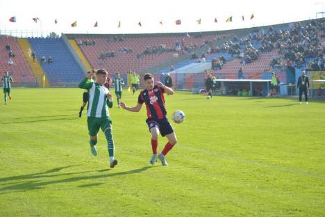 FC Bihor a suferit un eşec drastic în duelul de acasă cu Concordia Chiajna. Suporterii cer demisia antrenorului (FOTO)