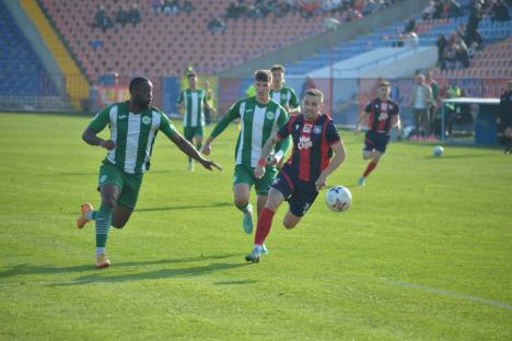 FC Bihor a suferit un eşec drastic în duelul de acasă cu Concordia Chiajna. Suporterii cer demisia antrenorului (FOTO)