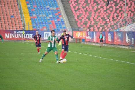 FC Bihor a suferit un eşec drastic în duelul de acasă cu Concordia Chiajna. Suporterii cer demisia antrenorului (FOTO)