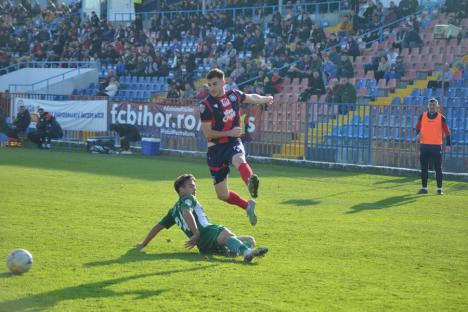 FC Bihor a suferit un eşec drastic în duelul de acasă cu Concordia Chiajna. Suporterii cer demisia antrenorului (FOTO)