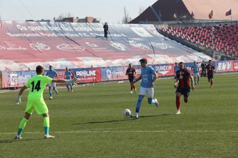 FC Bihor a pierdut acasă cu FC Voluntari, după ce oaspeţii au controlat repriza a doua (FOTO)