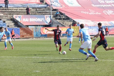 FC Bihor a pierdut acasă cu FC Voluntari, după ce oaspeţii au controlat repriza a doua (FOTO)