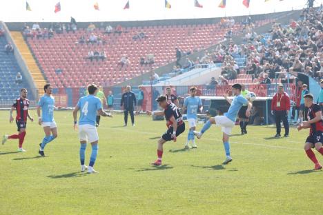 FC Bihor a pierdut acasă cu FC Voluntari, după ce oaspeţii au controlat repriza a doua (FOTO)