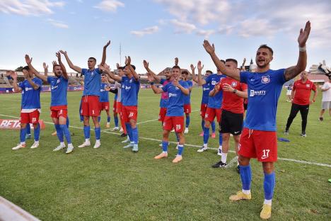 FC Bihor îşi încheie evoluţia din acest an în campionat chiar de Ziua Naţională, la Periam, în judeţul Timiş