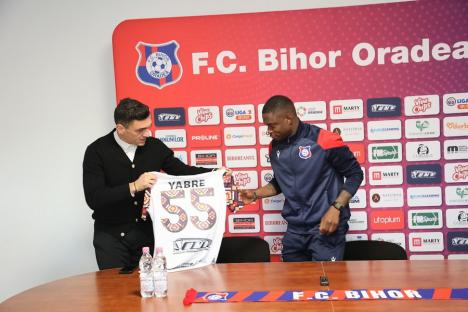 FC Bihor l-a transferat pe François Yabré de la Oţelul Galaţi şi a intrat în cantonament la Băile Felix (FOTO)