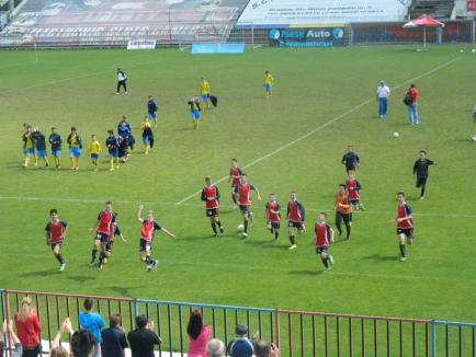 Juniorii D de la FC Bihor au câştigat turneul zonal al Campionatului Naţional şi s-au calificat pentru faza semifinală