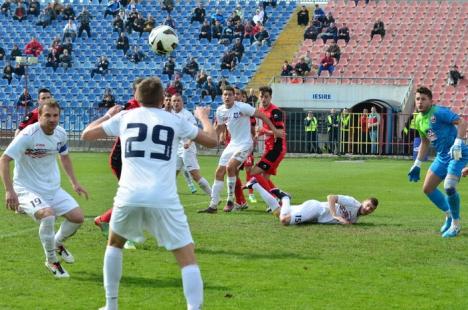 FC Bihor are un joc foarte dificil, sâmbătă, la Târgu Mureş
