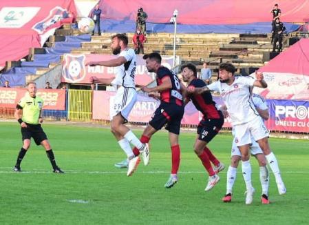 FC Bihor a pierdut cu 0-1 în faţa Stelei şi a ajuns la al treilea eşec consecutiv