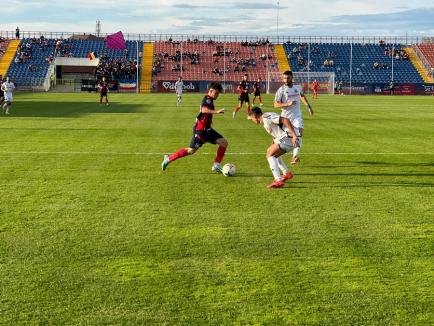 FC Bihor a pierdut cu 0-1 în faţa Stelei şi a ajuns la al treilea eşec consecutiv