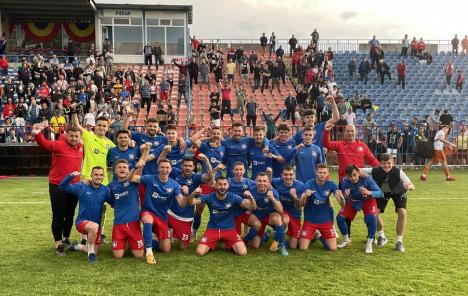 Victorie importantă pentru FC Bihor, în fața a 3.000 de spectatori (VIDEO)