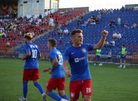 Debut cu dreptul: FC Bihor a câștigat cu 2-0 meciul cu CSC Peciu Nou, desfăşurat pe o căldură sufocantă