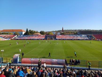 FC Bihor a pierdut acasă, cu 0-1, meciul cu liderul Ligii a II-a (FOTO)