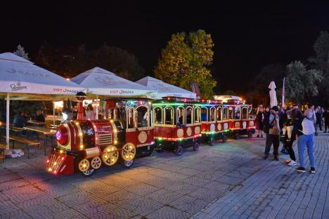 Personaje fantastice au plutit pe Crișul Repede! O mulțime de orădeni s-au adunat să vadă show-ul inedit de la FestiFall (FOTO/VIDEO)