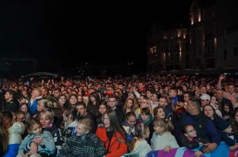 ”Oradea, orașul oamenilor”. Un spectacol cu drone a luminat cerul, în a doua seară de FestiFall (FOTO/VIDEO)