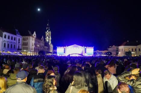 ”Oradea, orașul oamenilor”. Un spectacol cu drone a luminat cerul, în a doua seară de FestiFall (FOTO/VIDEO)