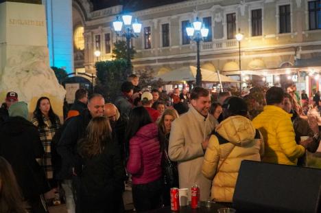 ”Oradea, orașul oamenilor”. Un spectacol cu drone a luminat cerul, în a doua seară de FestiFall (FOTO/VIDEO)