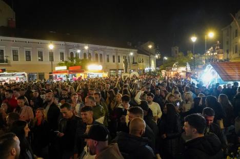 ”Oradea, orașul oamenilor”. Un spectacol cu drone a luminat cerul, în a doua seară de FestiFall (FOTO/VIDEO)