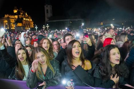 ”Oradea, orașul oamenilor”. Un spectacol cu drone a luminat cerul, în a doua seară de FestiFall (FOTO/VIDEO)