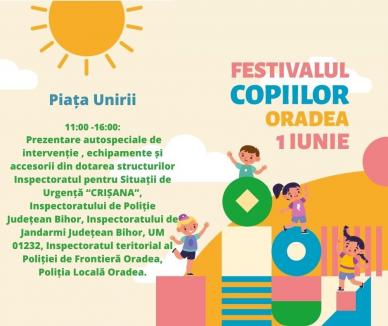 Festivalul Copiilor va avea loc în 3 locații în Oradea