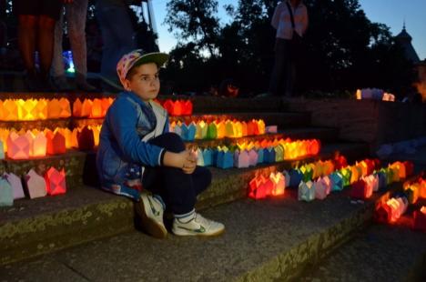 Festivalul luminii a umplut Parcul 1 Decembrie de viaţă şi culoare (FOTO / VIDEO)