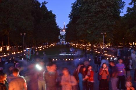 Festivalul luminii a umplut Parcul 1 Decembrie de viaţă şi culoare (FOTO / VIDEO)