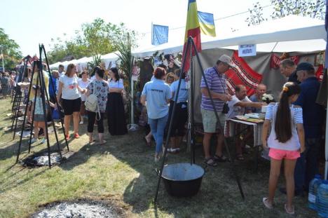 Sarmale pentru toată lumea! Aproape 20.000 de sarmale, împărţite la festivalul românesc din Salonta (FOTO)