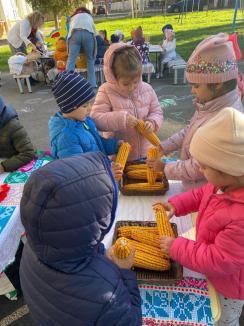 Festivalul toamnei, la o grădiniță din Oradea: Cum au sărbătorit copiii anotimpul recoltei (FOTO)