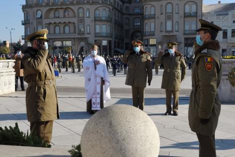 Festivități de 1 Decembrie fără defilare și fasole la Oradea. Vezi care a fost atmosfera! (FOTO / VIDEO)