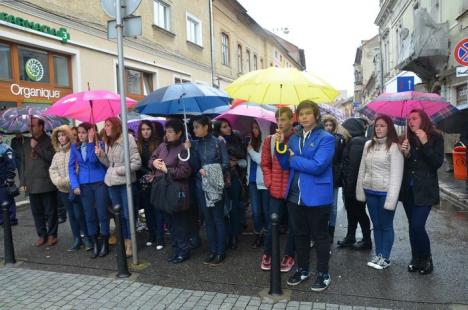 La mulţi ani, Oradea! Festivităţi pe ploaie şi vânt cu ocazia zilei de 12 octombrie (FOTO)