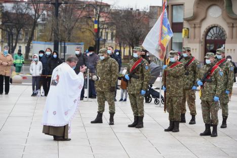 Ca-n pandemie. „Unirea Mică”, sărbătorită la Oradea fără public și Hora Unirii (FOTO / VIDEO)