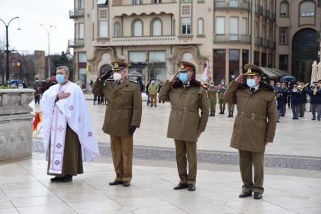 Ca-n pandemie. „Unirea Mică”, sărbătorită la Oradea fără public și Hora Unirii (FOTO / VIDEO)