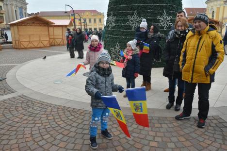 Centenarul în Oradea. Imagini spectaculoase de la Festivităţile de Ziua Naţională (FOTO)