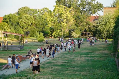 Sărbătoarea romilor, în Oradea: Maneliștii Florin Salam și Tzancă Uraganu au cântat în parcul Cetății. Au fost aduși cu mașini de lux, una condusă de Călin Raita (FOTO/VIDEO)