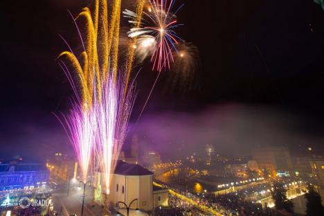 Va fi foc de artificii în centrul Oradiei, de Revelion! Târgul de Crăciun se încheie mai repede