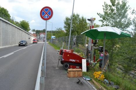 Lecţia 'Ciuperca': Primăria pregăteşte lucrări suplimentare de consolidare a drumului expres (FOTO)