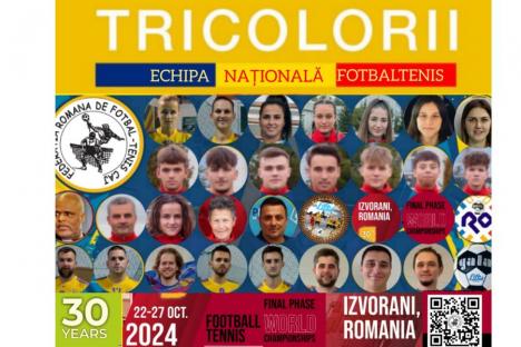 Cinci salontani participă cu echipa României la Campionatul Mondial de Fotbal-Tenis