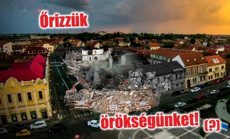 “Să ne păzim moştenirea”: UDMR Oradea strânge semnături împotriva demolării caselor de pe străzile  Avram Iancu şi Sucevei