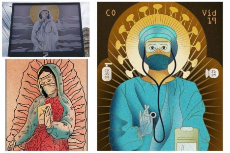Medici sfinţi: ilustrațiile unei artiste au scandalizat Biserica Ortodoxă (FOTO)