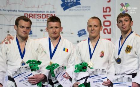 Doi mascaţi orădeni, medaliaţi cu aur şi argint la Campionatului European de Judo al Poliţiştilor (FOTO)