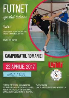 Campionatul României la Futnet debutează, sâmbătă, la Salonta cu un cuplaj