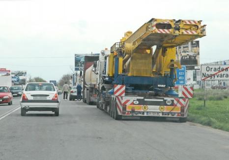 Atenție, șoferi! Două transporturi cu gabarit depășit vor trece prin Bihor zilele acestea
