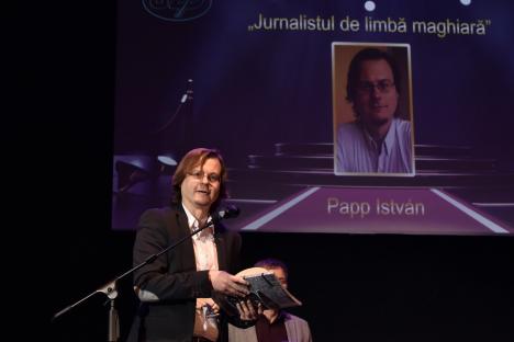 Jurnaliştii de la BIHOREANUL au câştigat patru din cele nouă premii puse în joc la prima ediţie a galei Uniunii Ziariştilor Profesionişti Bihor. Vezi cine sunt! (FOTO/VIDEO)