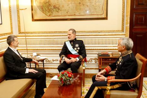 Bihoreanul George Bologan, ambasadorul României în Spania, s-a întâlnit cu Regele Felipe. L-a invitat în România (FOTO)