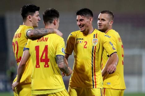 România a învins Malta cu 4-0. Bihoreanul George Puşcaş a marcat două goluri! (FOTO)